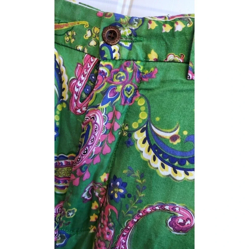 Polo Ralph Lauren Green Paisley Print Shorts‎ Preppy Casual Menswear
